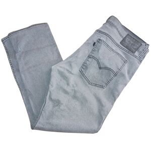 Men's Faded Black/Gray Levi's 508 Straight Cut Jeans Size 36x32